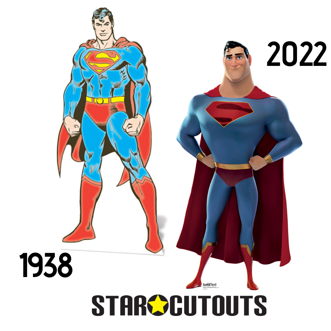 SC609 Superman 'Man of Steel' Cardboard Cut Out Height 188cm 